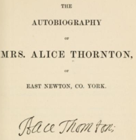 Alice Thornton, title-page thumbnail