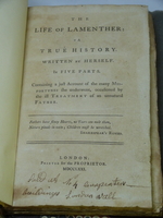 Ann Wall, The Life of Lamenther title-page thumbnail